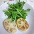 ぷくぅぅぅ's cooksnap of when they made 蓮根挟み揚げ♪　～ハンバーグのタネで～.