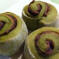 よーがん's cooksnap of when they made まきまき抹茶アンパン（ＨＢ使用）.