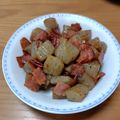 みぃくんのママ's cooksnap of when they made か、簡単…！こんにゃくベーコン甘辛炒め.