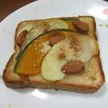 よちりん's cooksnap of when they made ＊林檎とかぼちゃのトースト＊.