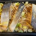 大熊猫さん's cooksnap of when they made ホットプレート★鮭のちゃんちゃん焼き.