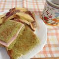 Nekozame's cooksnap of when they made ＨＢ☆抹茶ミルク食パン.