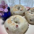 りこりゃんママ's cooksnap of when they made クランベリーとホワイトチョコのベーグル.
