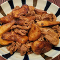 あーこ姐's cooksnap of when they made ご飯が進む！豚肉と揚げ里芋の照り焼き.