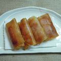 bobitin's cooksnap of when they made カニカマ☆チーズ☆ベーコン春巻き.