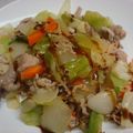 ありかん's cooksnap of when they made ソースで食べる野菜炒め♪.