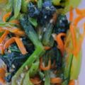 クックOM70Z9☆'s cooksnap of when they made 小松菜の簡単ナムル.