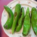 yokosophia's cooksnap of when they made 万願寺唐辛子炒め.