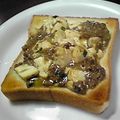 亜久里's cooksnap of when they made 豆腐deヘルシー★麻婆トースト.