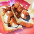 ✿ユカリーナ✿'s cooksnap of when they made りんごチョコトースト.