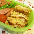 バカリャウ's cooksnap of when they made お弁当に！鮭フレークと長ネギの卵焼き.