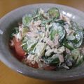 ＊ゆら＊'s cooksnap of when they made 簡単！おすすめ☆きゅうりとツナのサラダ♪.