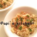 papikun's cooksnap of when they made とろーりカリカリチーズリゾット.