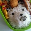 okanä♡'s cooksnap of when they made キャラ弁　ワンピース　ベポ.