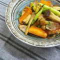 junyoujun's cooksnap of when they made 梅大葉香る☆アスパラベーコン炒め.