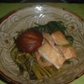 Jock's cooksnap of when they made エンサイ(空芯菜)の煮物.