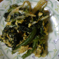 ＊く ら れ＊'s cooksnap of when they made ほうれんそうとツナの卵とじ.