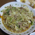 しおりんりく's cooksnap of when they made 簡単♪ひき肉とキャベツの柚子胡椒炒め.