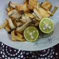 さなちゅら's cooksnap of when they made 焼ききのこ　〜こがし醤油とすだち〜.