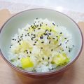 えるえる２８６'s cooksnap of when they made 。.:*・゜さつまいもご飯。.:*・゜.