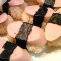 村上真由美's cooksnap of when they made おさかなソーセージのおむすび♪*゜.