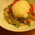 shimaru's cooksnap of when they made ピーマンとえのきのおろしポン酢和え♪.