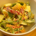 shimaru's cooksnap of when they made ピーマンと炒りたまごの簡単サラダ.
