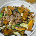 dicea's cooksnap of when they made ★南瓜･ｼﾒｼﾞと豚肉の炒め物★.