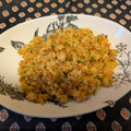 龍青空ママ's cooksnap of when they made ひよこ豆とひき肉のカレートマトピラフ.