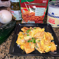 ladyoscar's cooksnap of when they made あと一品☆卵と豆腐のごま油焼き.