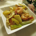 miyuki12's cooksnap of when they made じゃがいもとエビの甘辛炒め☆柚子胡椒風味.