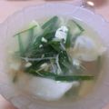 こころんぼう's cooksnap of when they made レタスの入ったワンタンスープ.