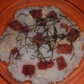 Jock's cooksnap of when they made まぐろの手こね寿司.