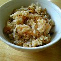 あん☆☆'s cooksnap of when they made サンマとシメジの炊き込みご飯.