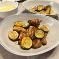 ♡てるてる♡'s cooksnap of when they made 鶏むね肉とズッキーニのポン酢炒め.