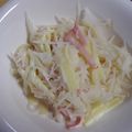 せつみか's cooksnap of when they made 大根とハムチーのマヨポンサラダ✿.
