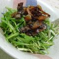 kichicoron's cooksnap of when they made 生が美味しい♪水菜とベーコンの和風サラダ.