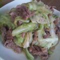 かめ凜's cooksnap of when they made キャベツ＆牛肉の炒め物～すりごま風味.