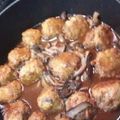 ＊まりぴょん＊'s cooksnap of when they made 人参たっぷりミートボールのきのこ煮.