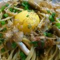 ななイチゴ's cooksnap of when they made 隠しクリーム＊茸とベーコンの醤油パスタ.