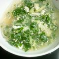 ＹＵＫＩ０６１１'s cooksnap of when they made モロヘイヤと卵の生姜スープ.
