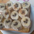 えむさら's cooksnap of when they made 塩バナナトースト☆.