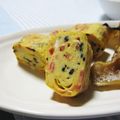 えみんちゅ＊'s cooksnap of when they made お弁当に♪カリカリ梅と黒ごまの卵焼き☆.