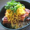 勇気凛りん岸田夕子's cooksnap of when they made ■五穀米のおうな丼■.