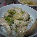 とも駅's cooksnap of when they made フライパンひとつでねぎ塩豚どんぶり.