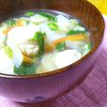 mikkusan's cooksnap of when they made 中華なふわふわ鶏だんごのスープ☆.