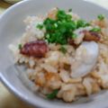 真生mama's cooksnap of when they made いもタコご飯.