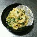 とし姉's cooksnap of when they made 白だしで簡単ニラ玉丼.