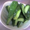 ケム's cooksnap of when they made キュウリのあっさりリンゴ漬け.