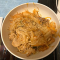 cook＠まつ☆'s cooksnap of when they made 今夜の夕食！豚もやしキムチ♪包丁不要.